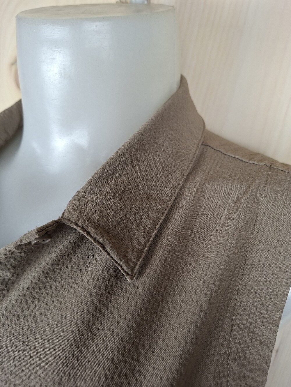 🍄3/50$🍄Lolë Momentum Shirt Dress - Sleeveless Stretch Taupe Size M - Picture 5 of 13